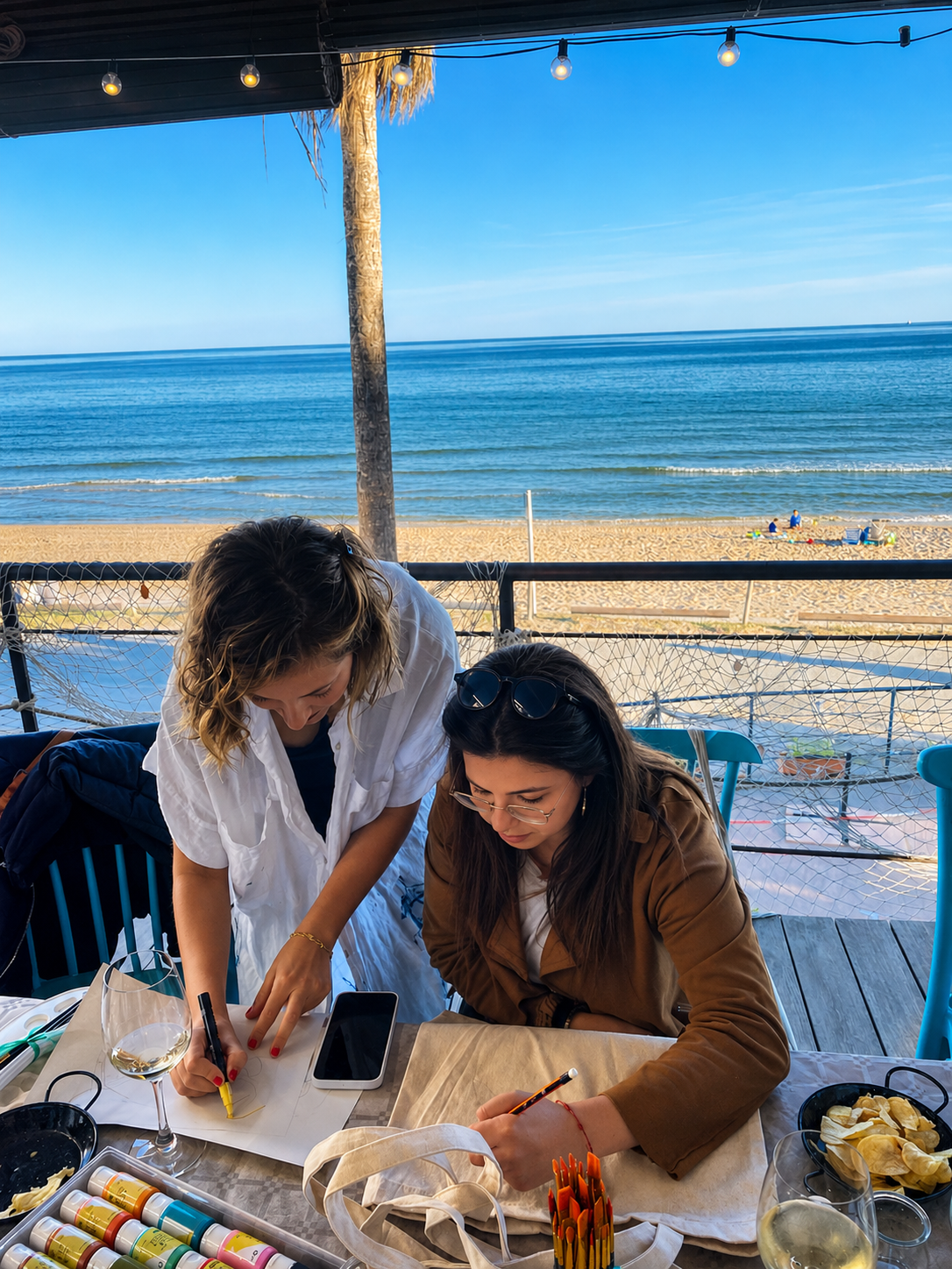 Experiència creativa Fer Bonic davant del mar